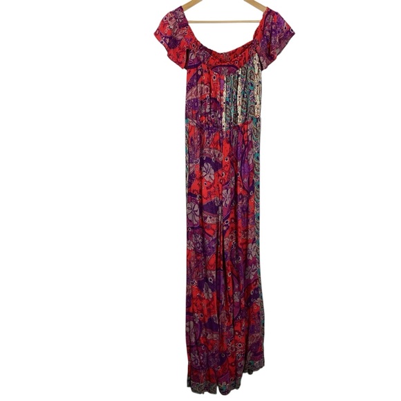 Free People Carmen Print Jumpsuit Size Small - Picture 8 of 12